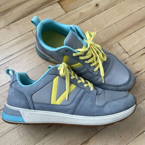 Vionic Rechelle Sneaker‎ Shoes Womens Size 10 Gray And Yellow - Picture 1 of 10